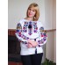 Embroidered blouse "Evening Bouquet"